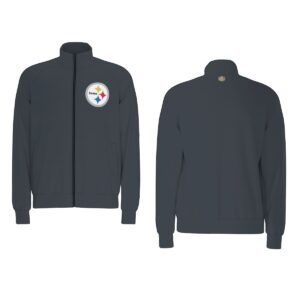 Pittsburgh Steelers Men's Raglan-Sleeve Stand Collar Jacket