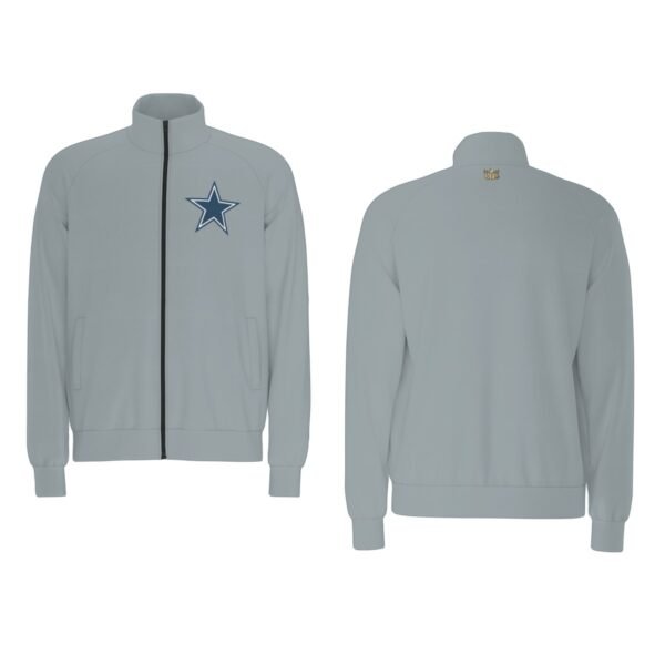 Dallas Cowboys Men's Raglan-Sleeve Stand Collar Jacket