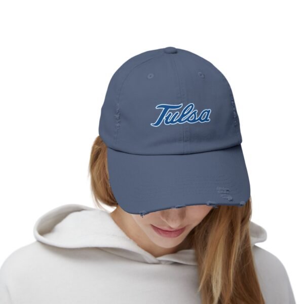 Tulsa Golden Hurricane Unisex Distressed Cap - Image 12