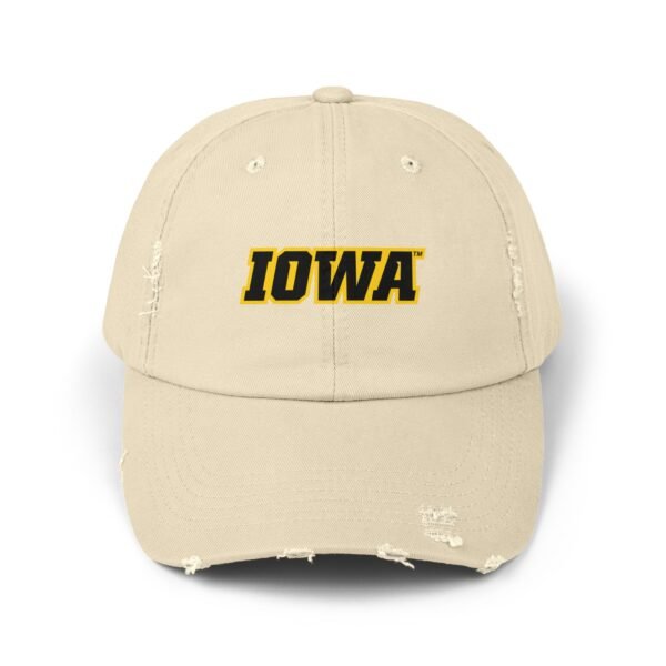 Iowa Hawkeyes Unisex Distressed Cap
