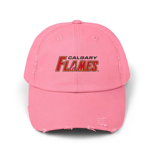Calgary Flames Unisex Distressed Cap - Image 17