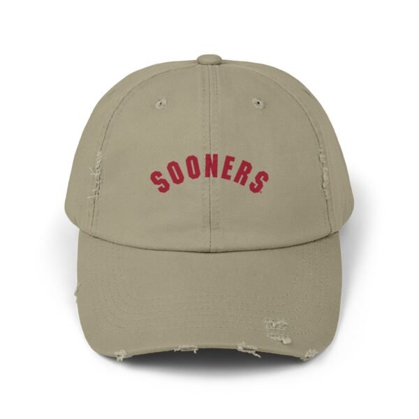 Oklahoma Sooners Unisex Distressed Cap - Image 5