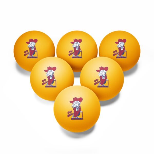 Ole Miss Rebels Ping Pong Balls, 6 pcs - Image 7