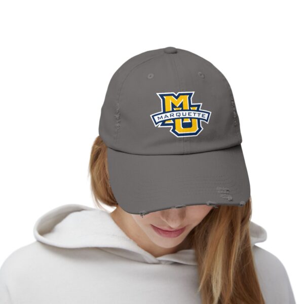 Marquette Golden Eagles Unisex Distressed Cap - Image 16