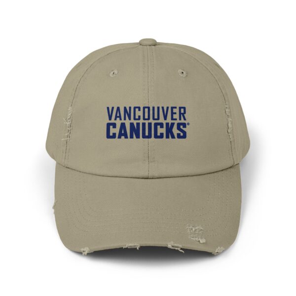 Vancouver Canucks Unisex Distressed Cap - Image 9