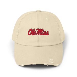 Ole Miss Rebels Unisex Distressed Cap