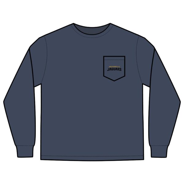 Jacksonville Jaguars Unisex Long Sleeve Pocket T-Shirt - Image 5