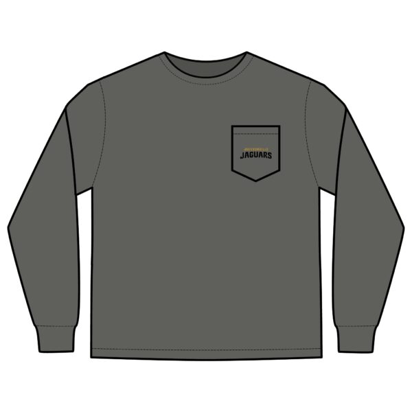 Jacksonville Jaguars Unisex Long Sleeve Pocket T-Shirt - Image 9
