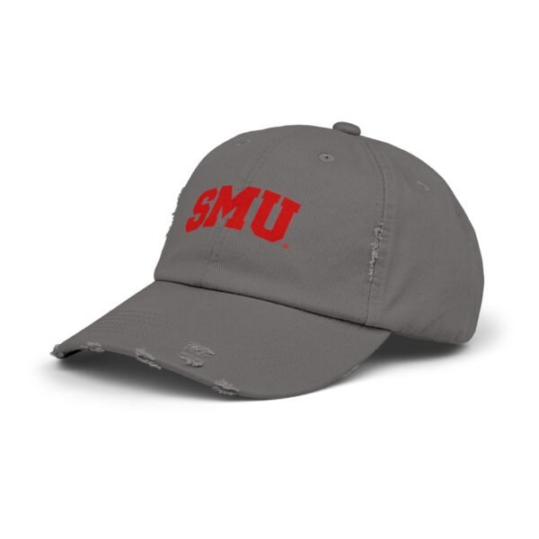 SMU Mustangs Unisex Distressed Cap - Image 14