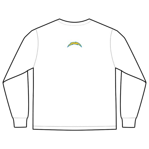 Los Angeles Chargers Unisex Long Sleeve Pocket T-Shirt - Image 4