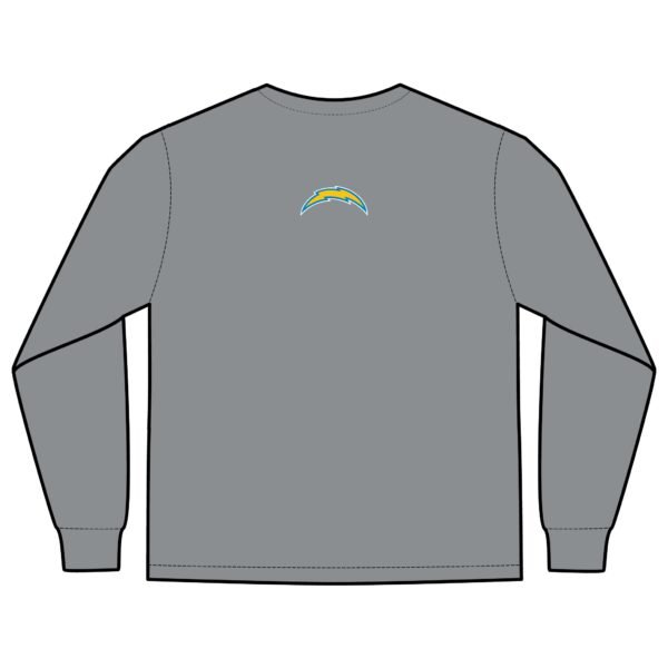 Los Angeles Chargers Unisex Long Sleeve Pocket T-Shirt - Image 2