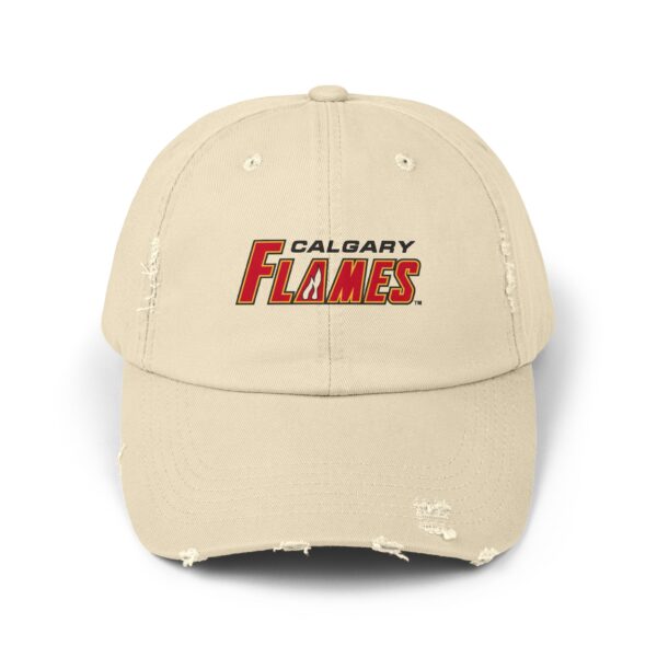 Calgary Flames Unisex Distressed Cap