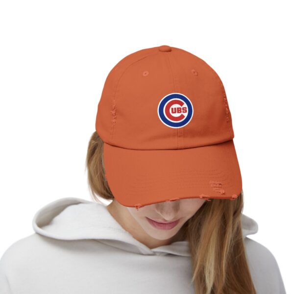 Chicago Cubs Unisex Distressed Cap - Image 8