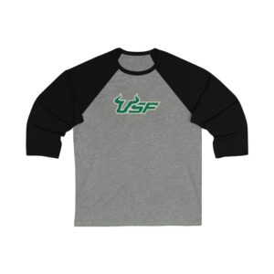 South Florida Bulls Unisex 3/4 Sleeve Baseball Tee