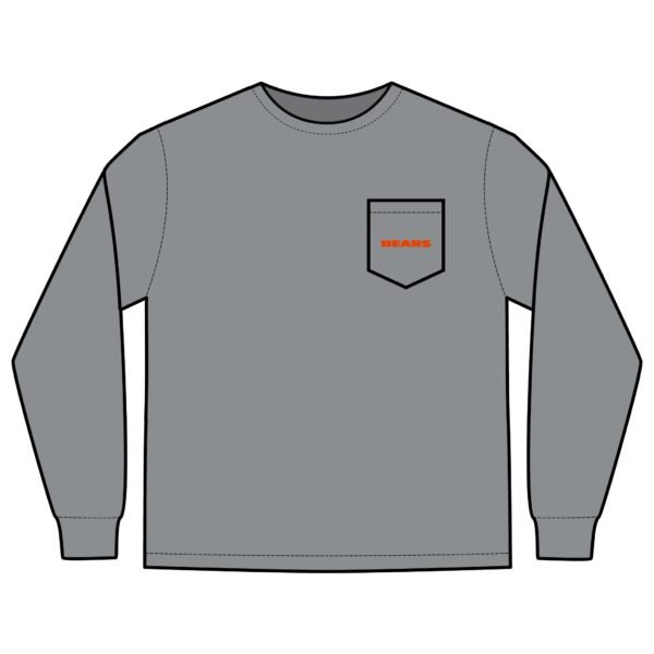 Chicago Bears Unisex Long Sleeve Pocket T-Shirt - Image 13