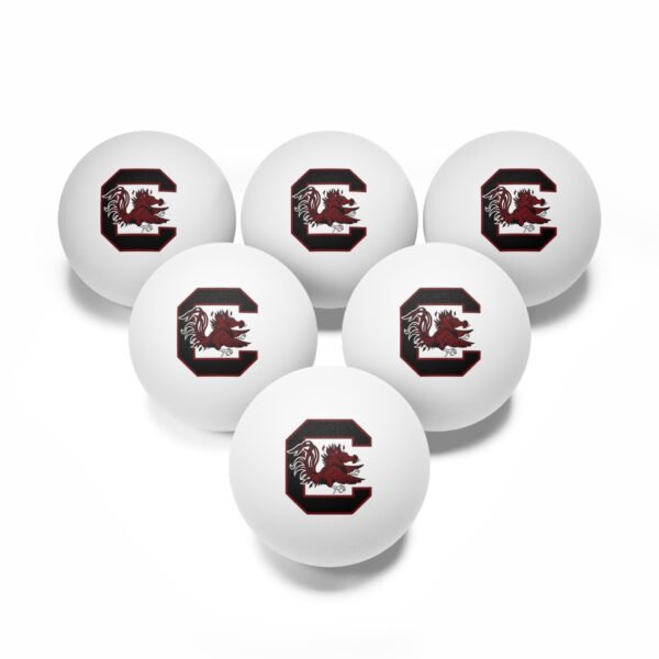 South Carolina Gamecocks Ping Pong Balls, 6 pcs - Image 2