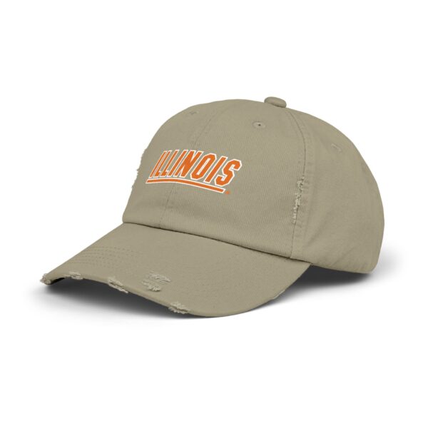 Illinois Fighting Illini Unisex Distressed Cap - Image 10