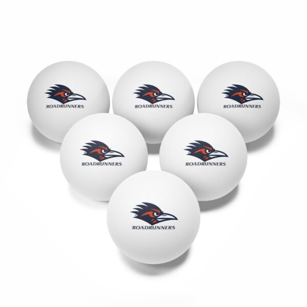 UTSA Roadrunners Ping Pong Balls, 6 pcs - Image 2