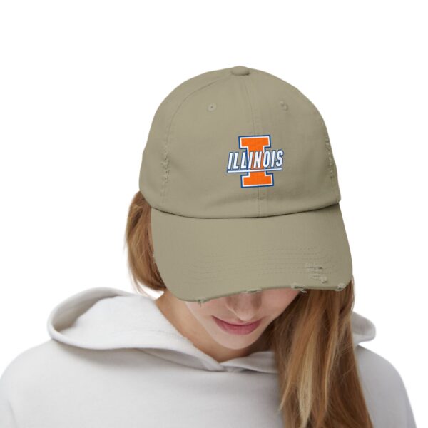 Illinois Fighting Illini Unisex Distressed Cap - Image 12