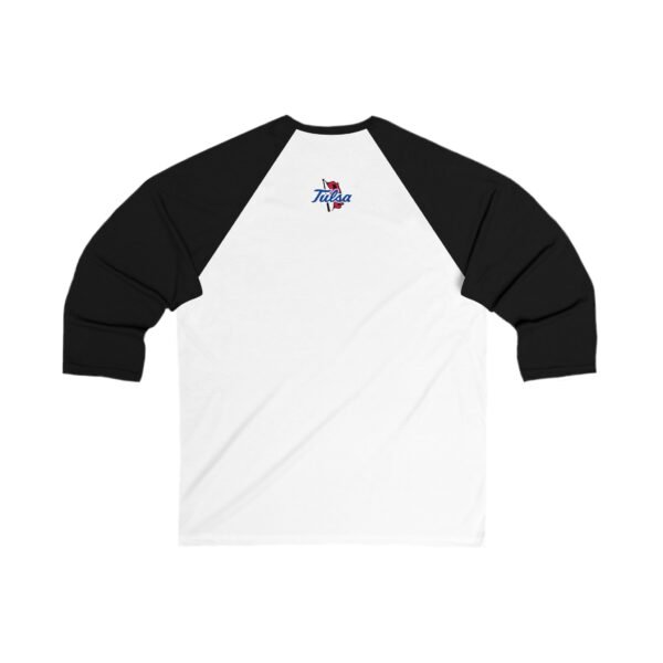 Tulsa Golden Hurricane Unisex 3/4 Sleeve Baseball Tee - Image 4