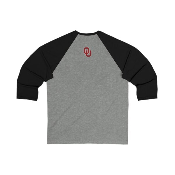 Oklahoma Sooners Unisex 3/4 Sleeve Baseball Tee - Image 4