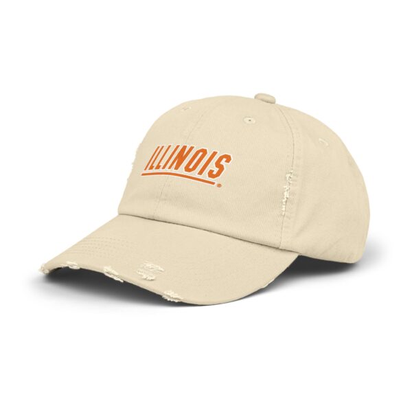 Illinois Fighting Illini Unisex Distressed Cap - Image 2