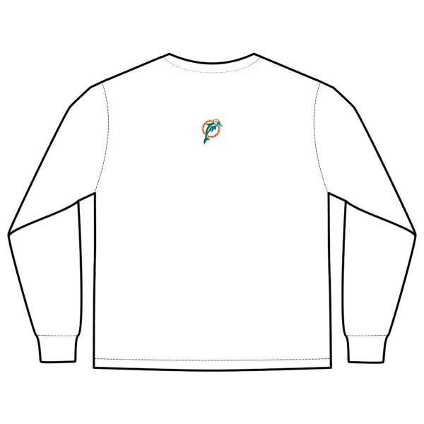 Miami Dolphins Unisex Long Sleeve Pocket T-Shirt - Image 6
