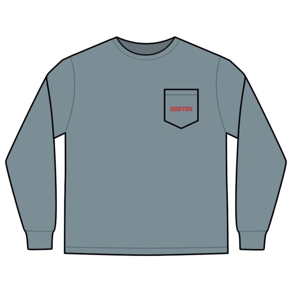 Denver Broncos Unisex Long Sleeve Pocket T-Shirt - Image 17