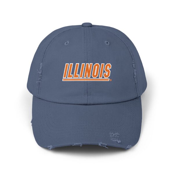 Illinois Fighting Illini Unisex Distressed Cap - Image 25