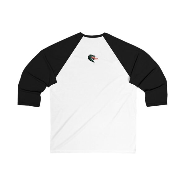 UAB Blazers Unisex 3/4 Sleeve Baseball Tee - Image 4