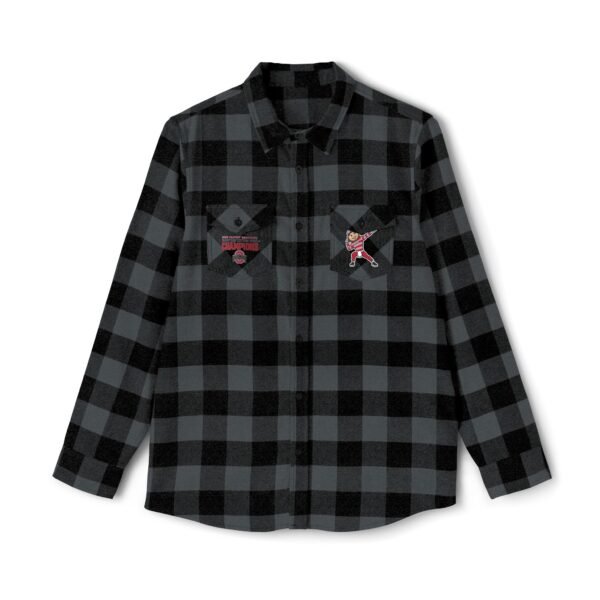 Ohio State Buckeyes 2025 National Champions Unisex Flannel Shirt - Image 5