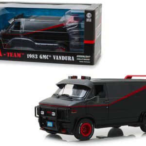 1983 GMC Vandura Black "The A-Team" (1983-1987) TV Series 1/18 Diecast Model Car by Greenlight