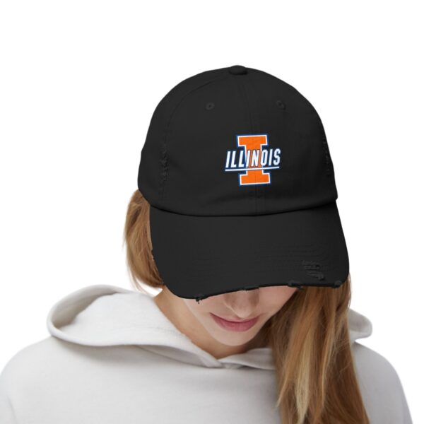 Illinois Fighting Illini Unisex Distressed Cap - Image 32