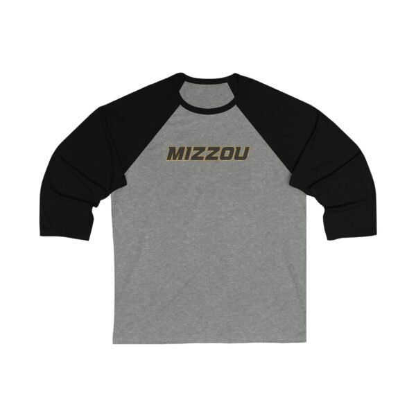 Missouri Tigers Unisex 34 Sleeve Baseball Tee
