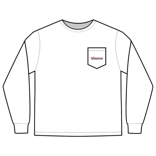 Minnesota Vikings Unisex Long Sleeve Pocket T-Shirt