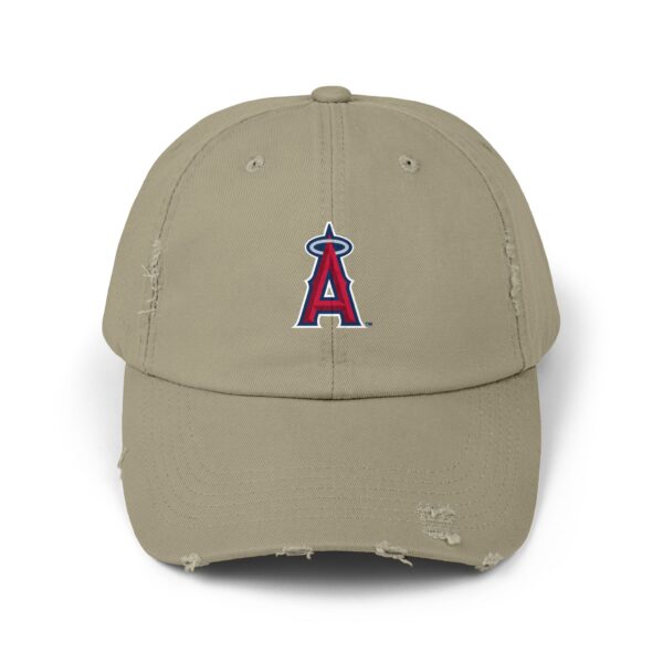 Los Angeles Angels Unisex Distressed Cap - Image 9