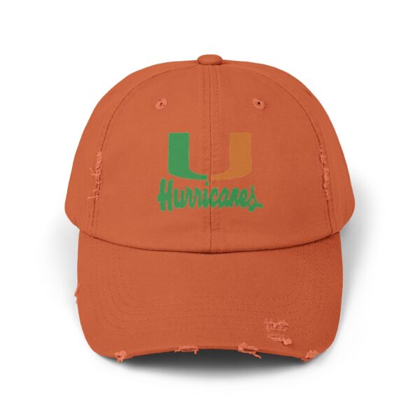 Miami Hurricanes Unisex Distressed Cap - Image 5