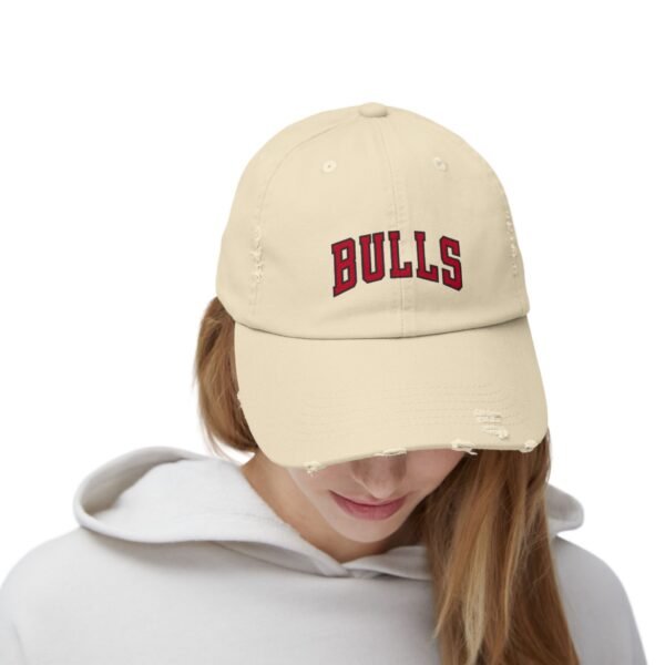 Chicago Bulls Unisex Distressed Cap - Image 4