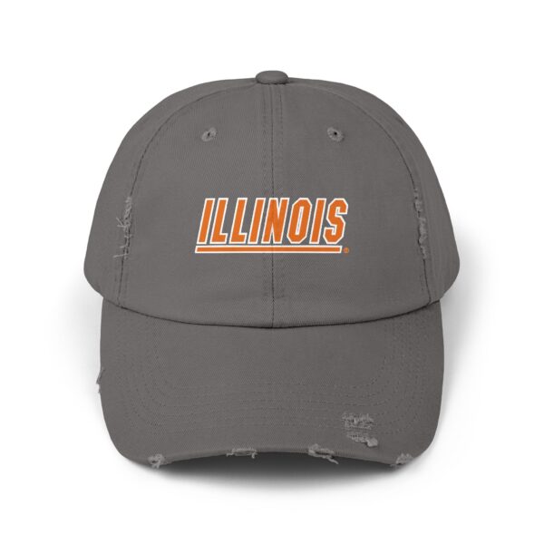 Illinois Fighting Illini Unisex Distressed Cap - Image 13