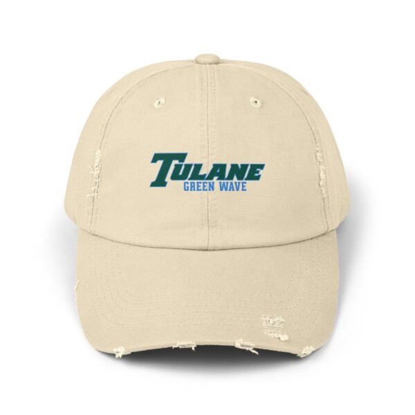 Tulane Green Wave Unisex Distressed Cap