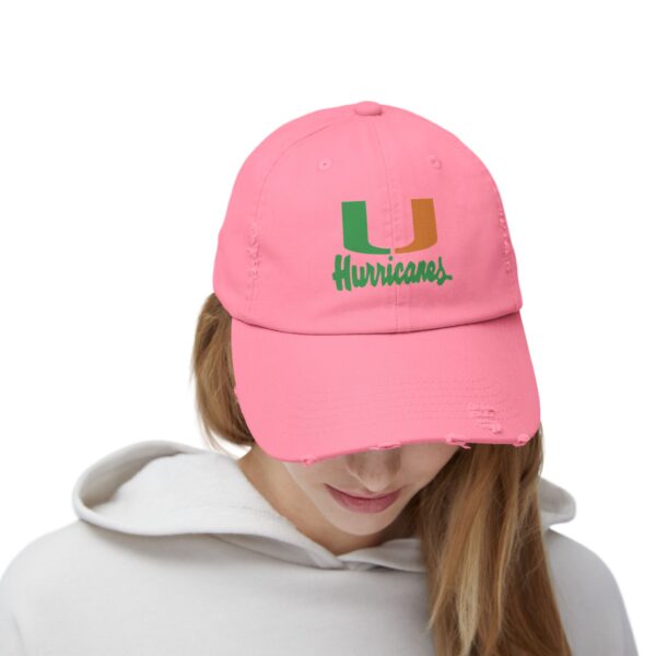 Miami Hurricanes Unisex Distressed Cap - Image 20