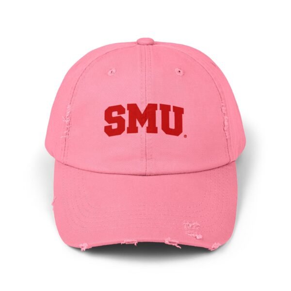 SMU Mustangs Unisex Distressed Cap - Image 17