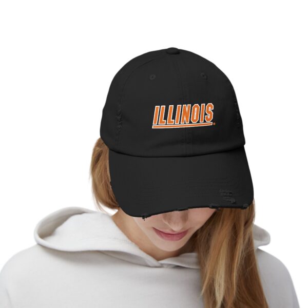 Illinois Fighting Illini Unisex Distressed Cap - Image 32