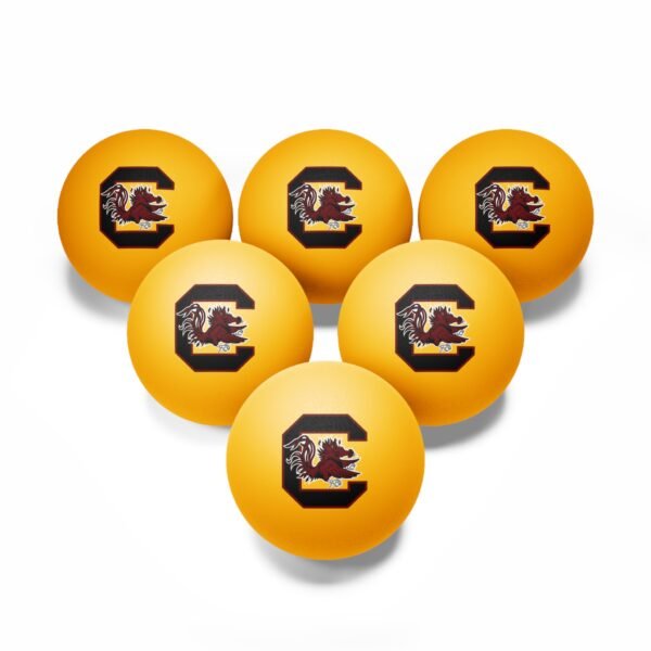 South Carolina Gamecocks Ping Pong Balls, 6 pcs - Image 7