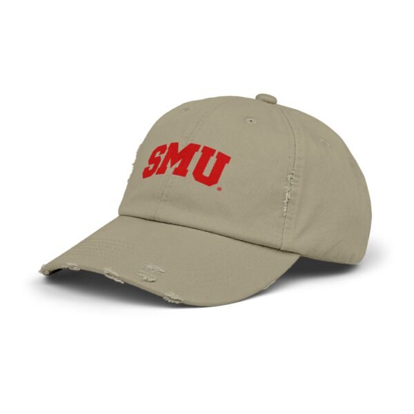 SMU Mustangs Unisex Distressed Cap - Image 10