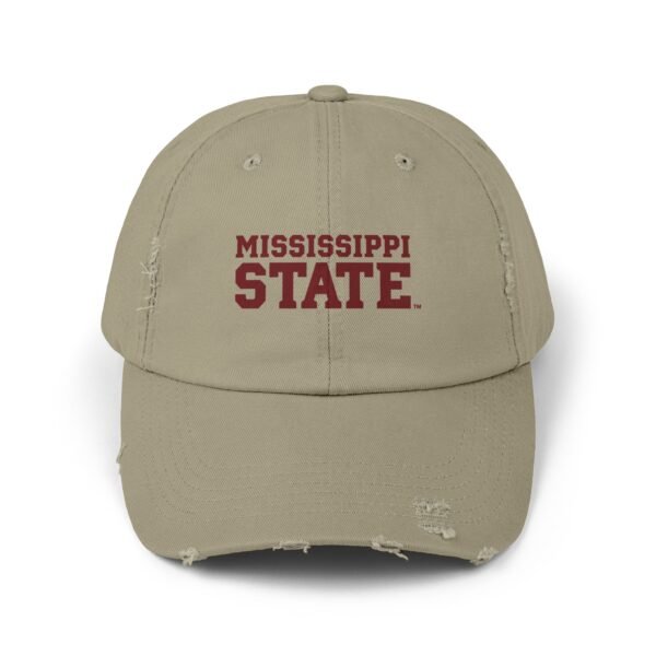 Mississippi State Bulldogs Unisex Distressed Cap - Image 5