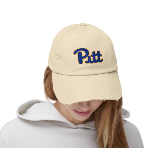 Pittsburgh Panthers Unisex Distressed Cap - Image 4