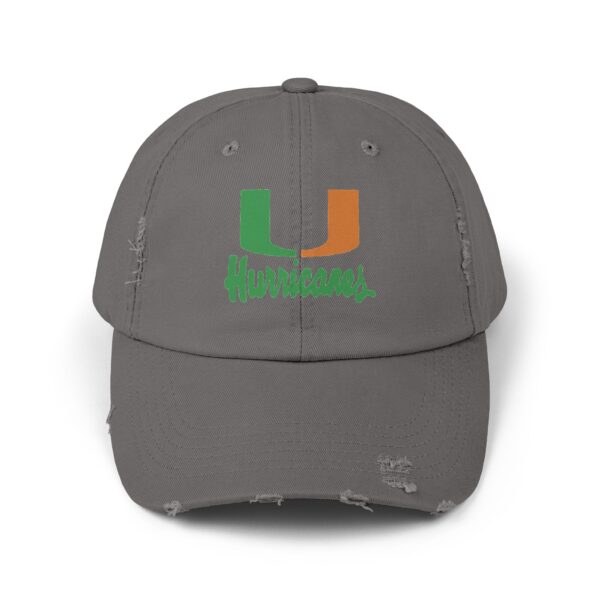 Miami Hurricanes Unisex Distressed Cap - Image 13