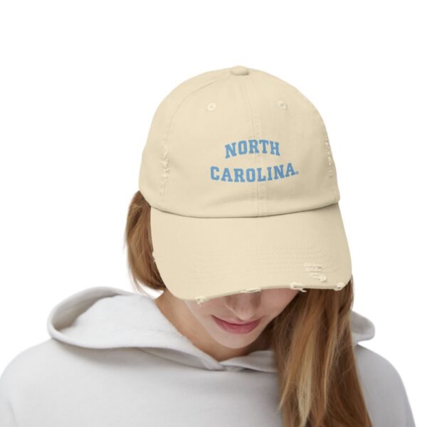 North Carolina Tar Heels Unisex Distressed Cap - Image 4