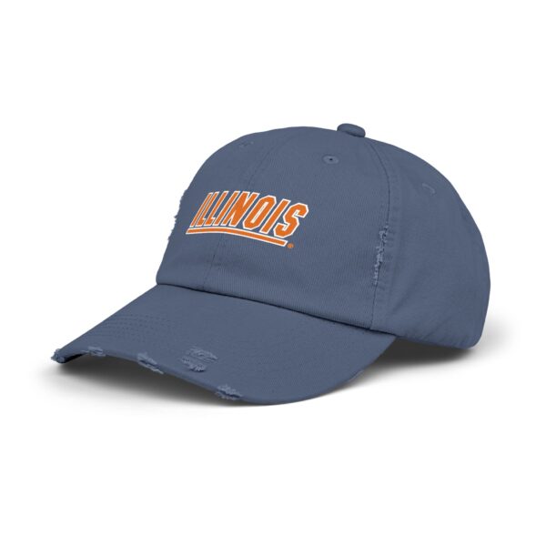 Illinois Fighting Illini Unisex Distressed Cap - Image 26